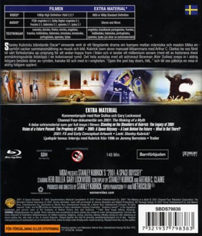 2001: A Space Odyssey (1968) (Blu-Ray)