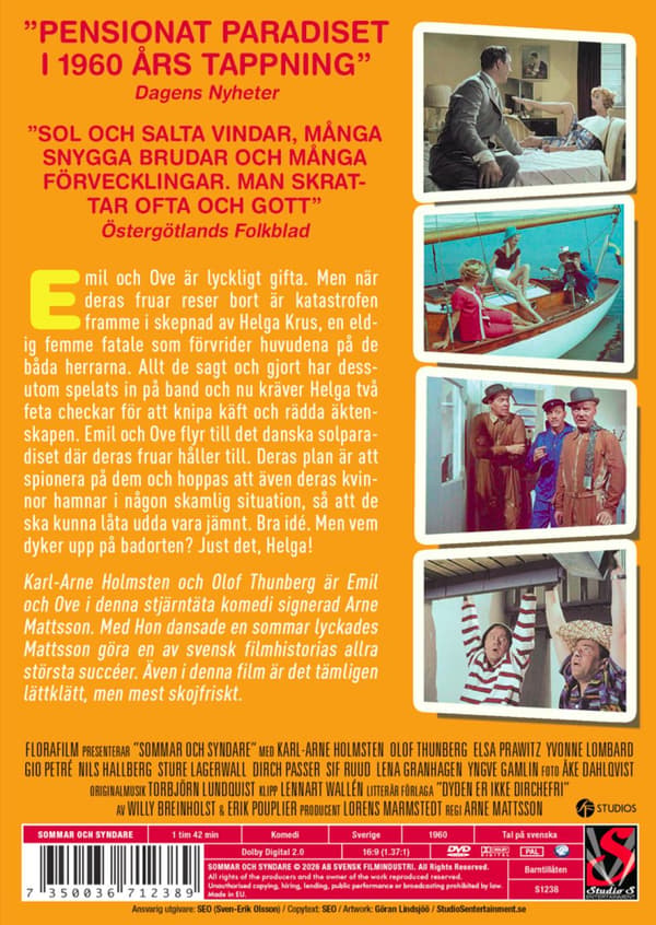 Sommar och syndare (1960) (DVD)
