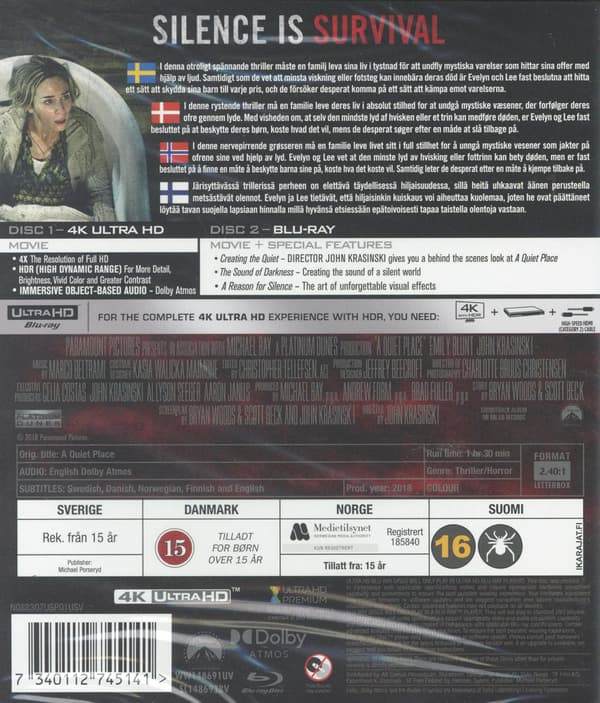 A Quiet Place (2018) (4K UHD)