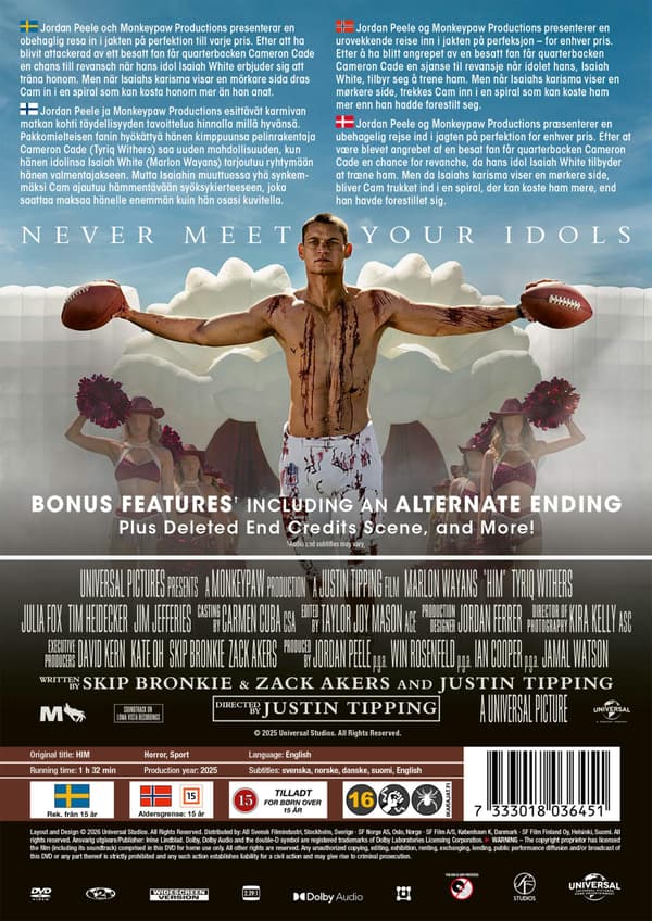 Him (2025) DVD (svensk text)