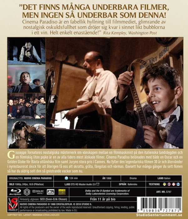 Cinema Paradiso (1988) (Blu-Ray)