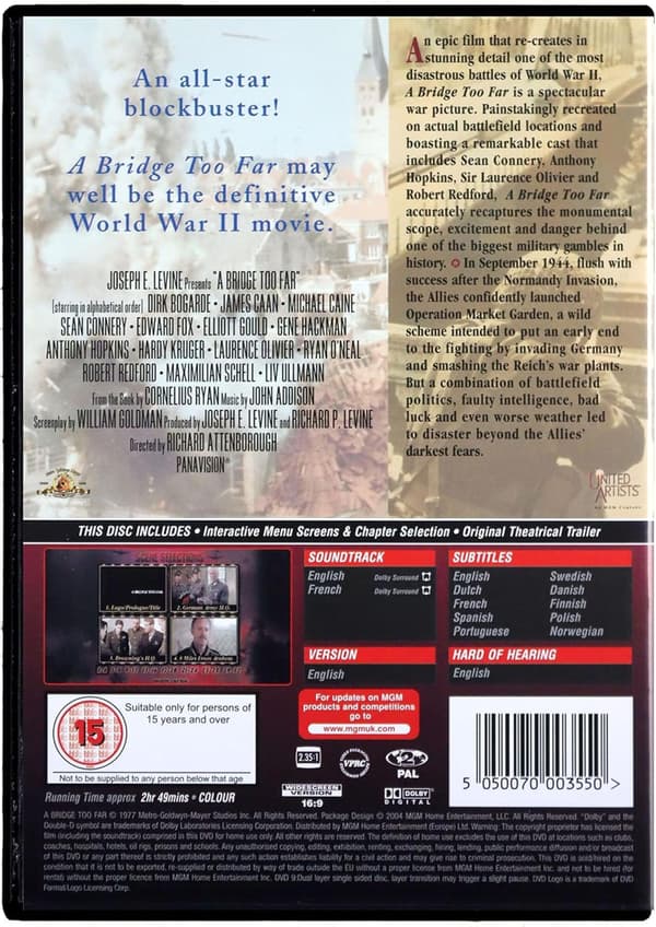 A Bridge Too Far (1977) (DVD)