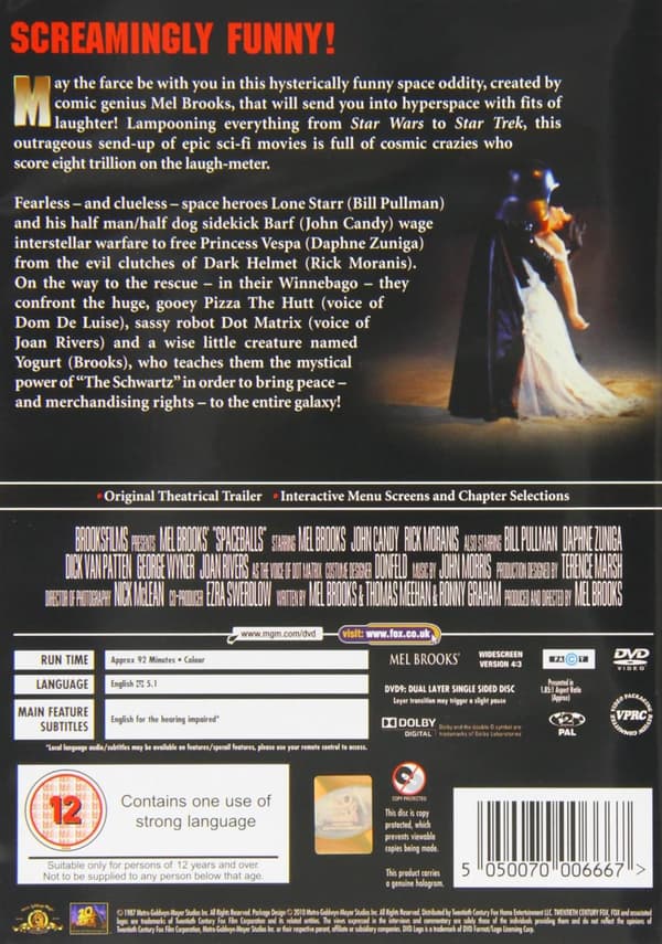 Spaceballs (1987) (DVD)