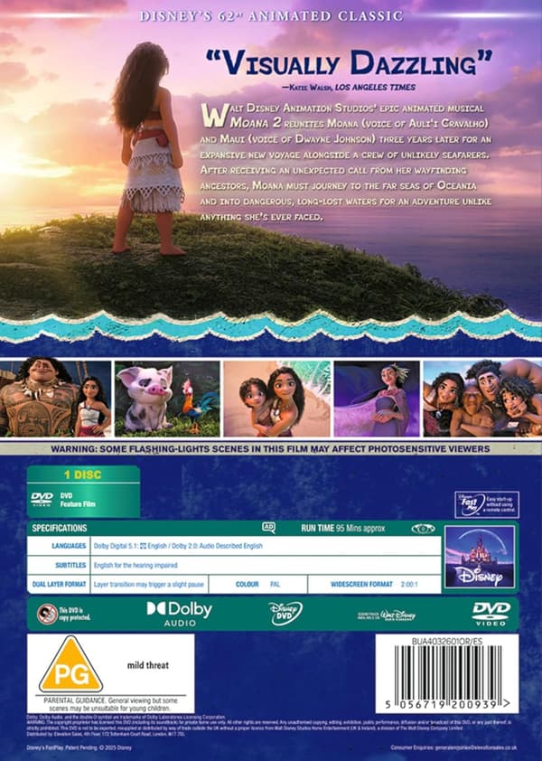 Moana 2 (2024) (DVD)
