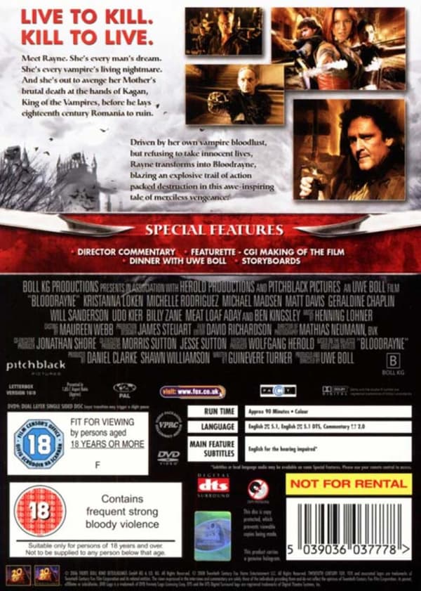 BloodRayne (2005) (DVD)