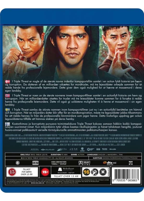 Triple Threat (2019) (Blu-Ray)