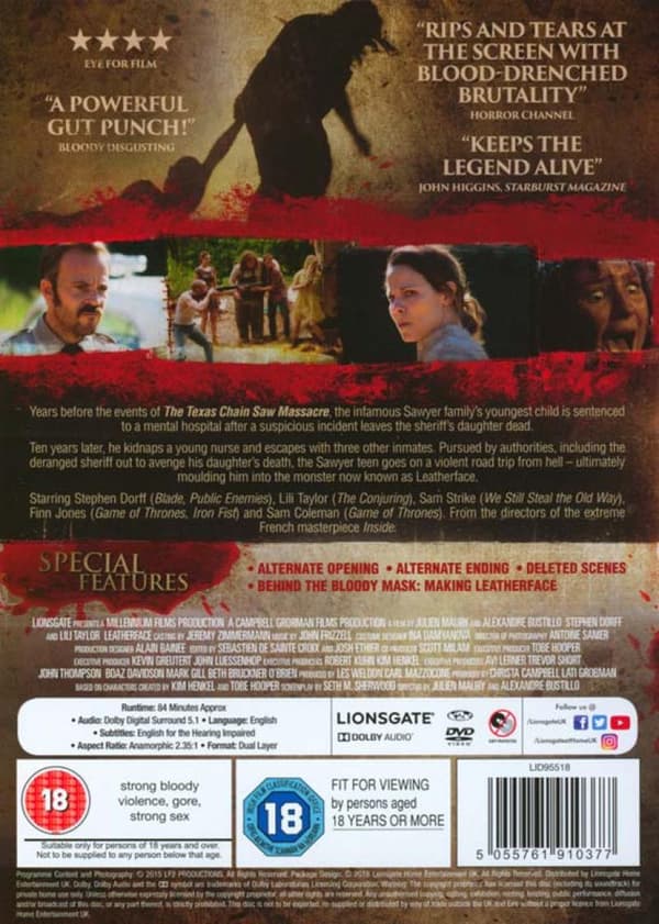 Leatherface (2017) (DVD)