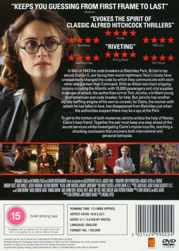 Enigma (2001) (DVD)