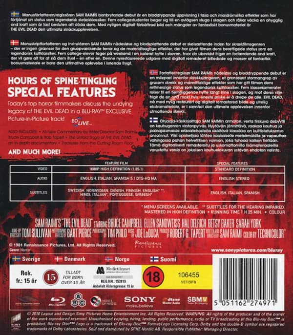 Evil Dead (1981) (Blu-Ray)