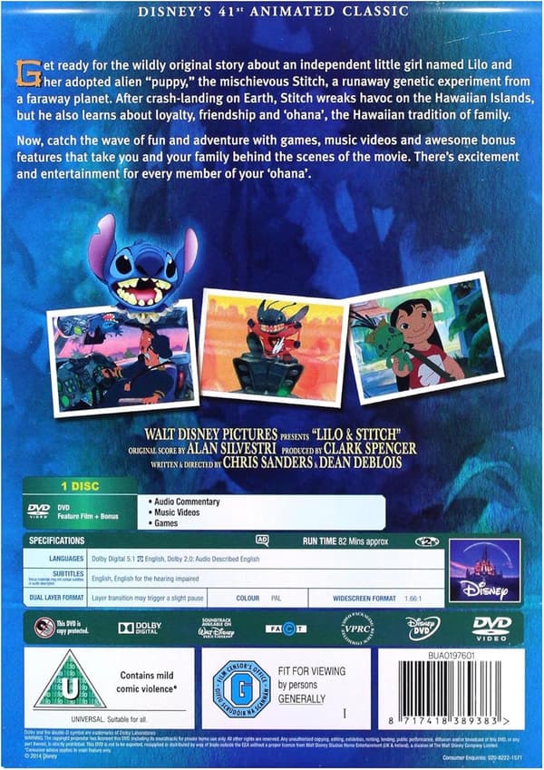 Lilo & Stitch (2002) (DVD)