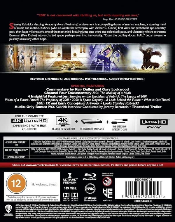 2001: A Space Odyssey (1968) (4K UHD)