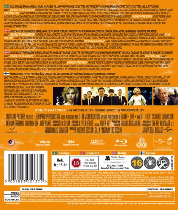Lucy (2014) (Blu-Ray)
