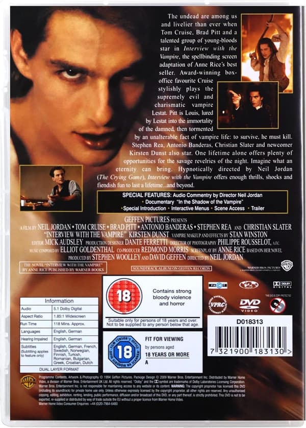 Interview With The Vampire (1994) (DVD)