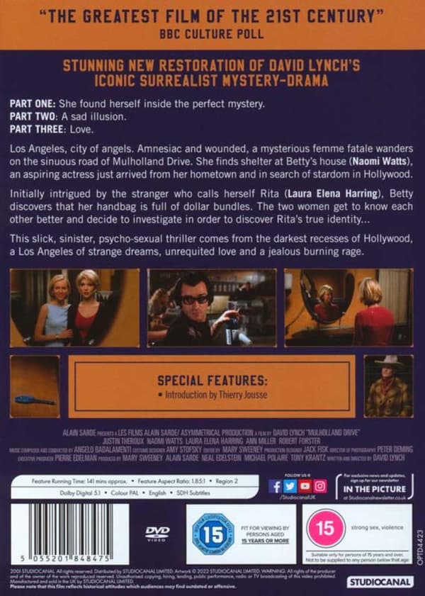 Mulholland Drive (2001) (DVD)