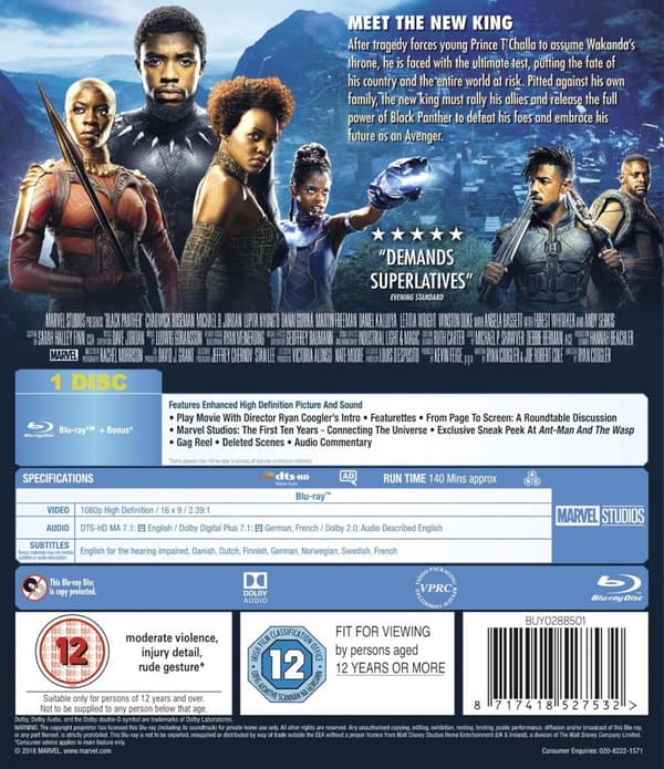 Black Panther (2018) (Blu-Ray)