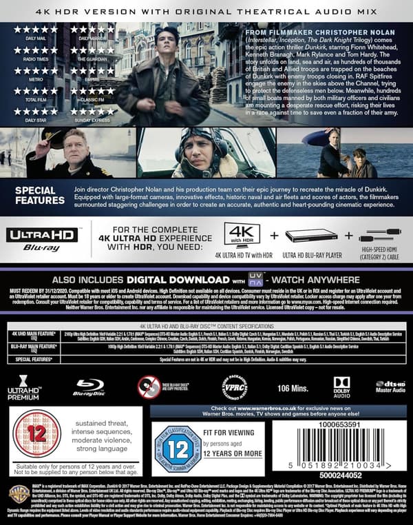 Dunkirk (2017) (4K UHD)