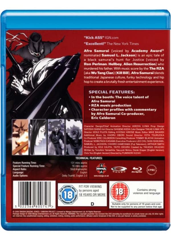 Afro Samurai (2007) (Blu-Ray)
