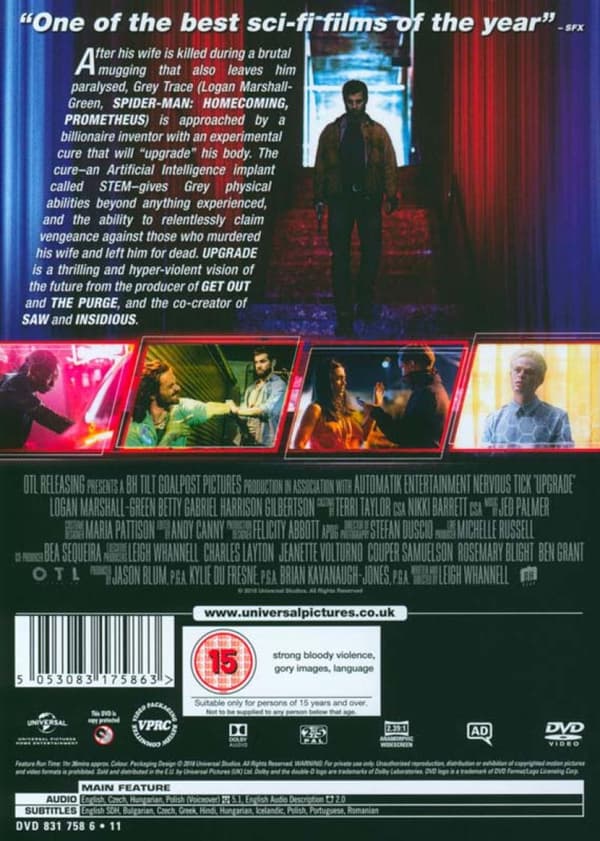 Upgrade (2018) (DVD)