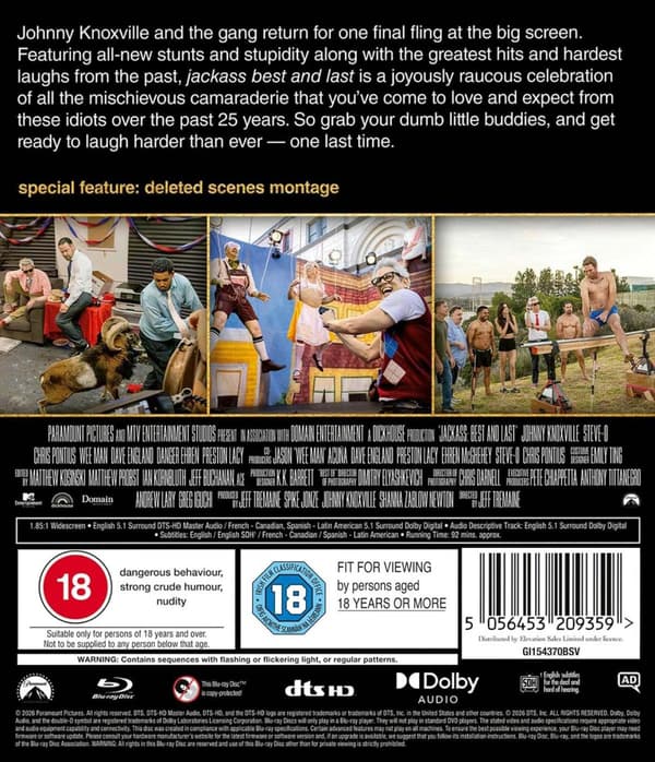 Jackass: Best and Last (2026) (Blu-Ray)