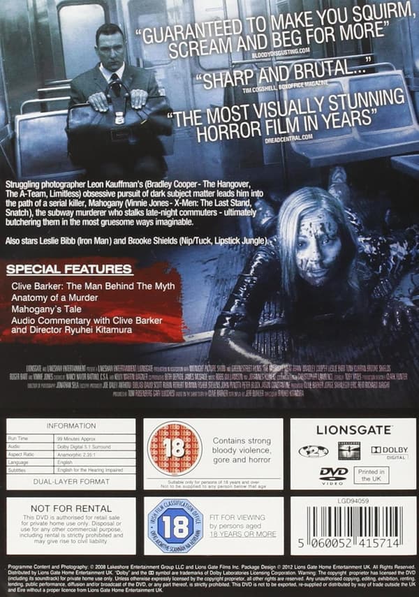 Midnight Meat Train (2008) (DVD)