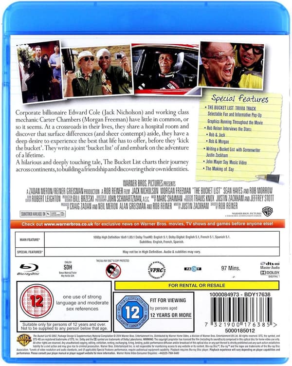 The Bucket List (2007) (Blu-Ray)