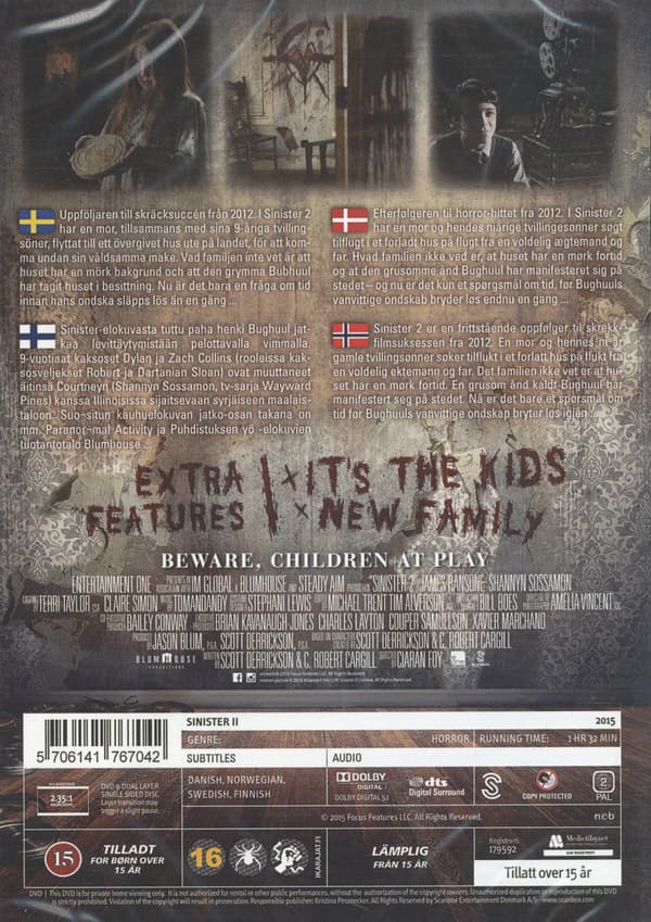 Sinister 2 (2015) (DVD)