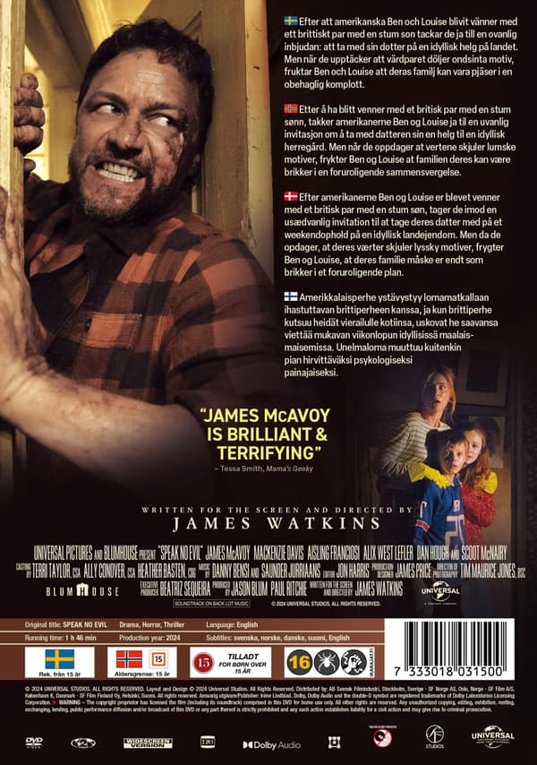 Speak No Evil (2024) (DVD)