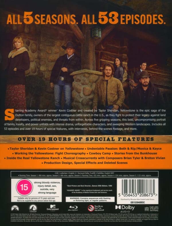 Yellowstone The Complete Series (2018-2024) (Blu-Ray)