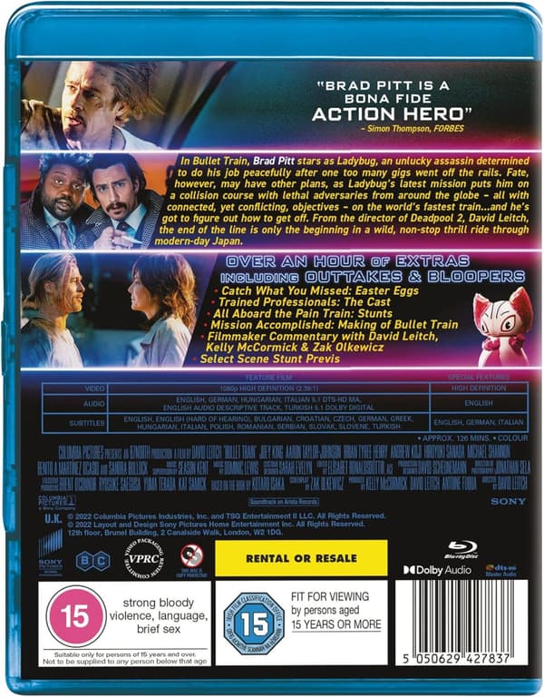 Bullet Train (2022) (Blu-Ray)