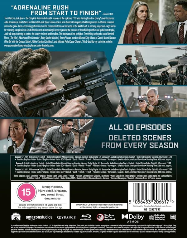 Jack Ryan The Complete Series (2018-2023) (Blu-Ray)