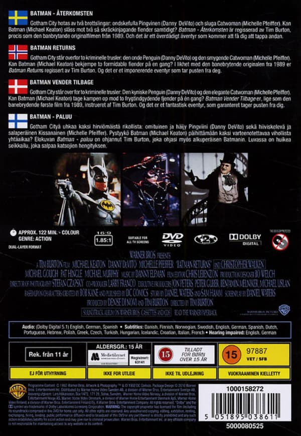 Batman Returns (1992) (DVD)