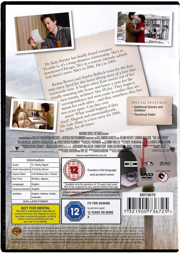 The Lake House (2006) (DVD)