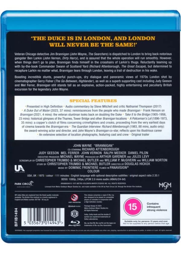 Brannigan (1975) (Blu-Ray)