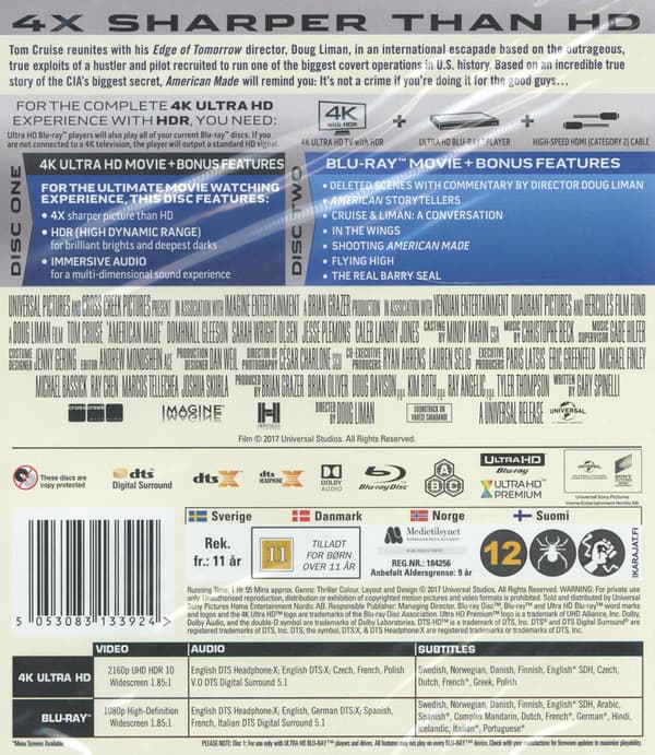 American Made (2017) (4K UHD)