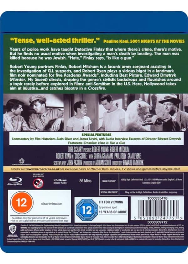 Crossfire (1947) (Blu-Ray)