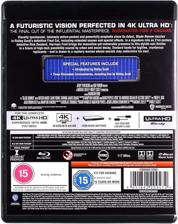 Blade Runner (1982) (4K UHD)