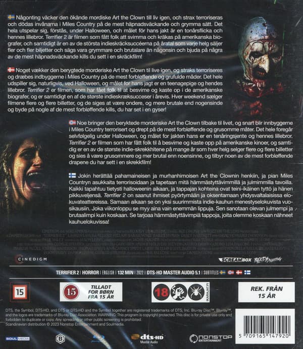 Terrifier 2 (2022) (Blu-Ray)