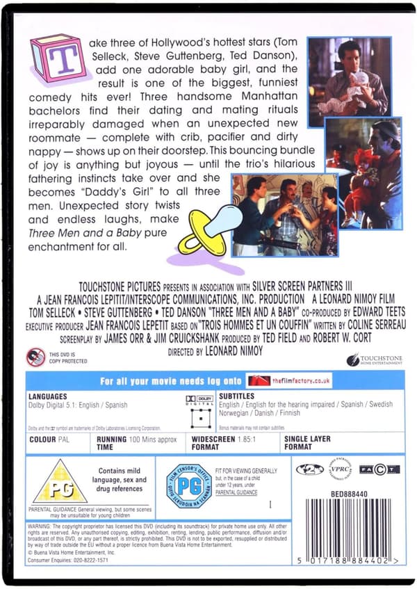 Three Men and a Baby (1987) (DVD)