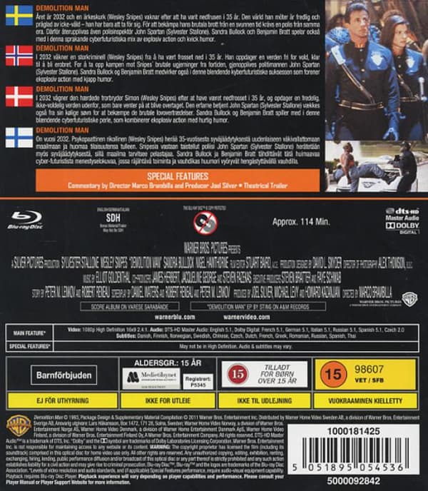 Demolition Man (1993) (Blu-Ray)