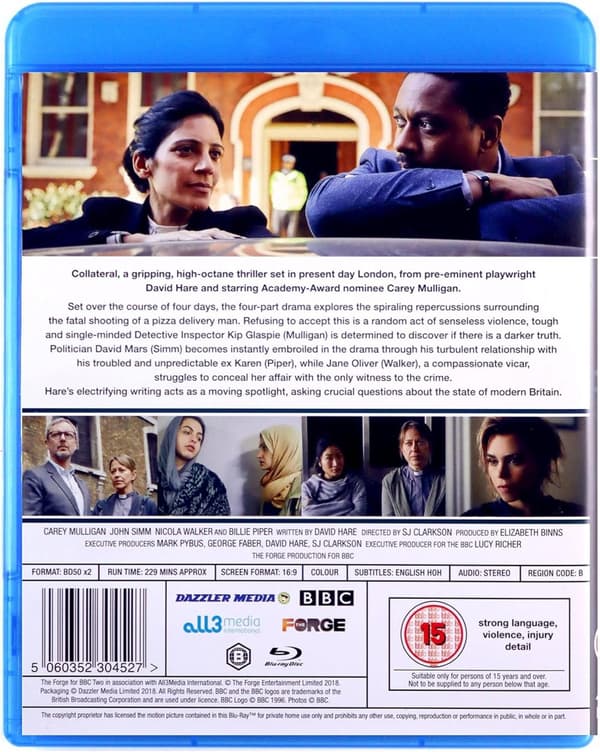Collateral (2018) Mini Series (Blu-Ray)