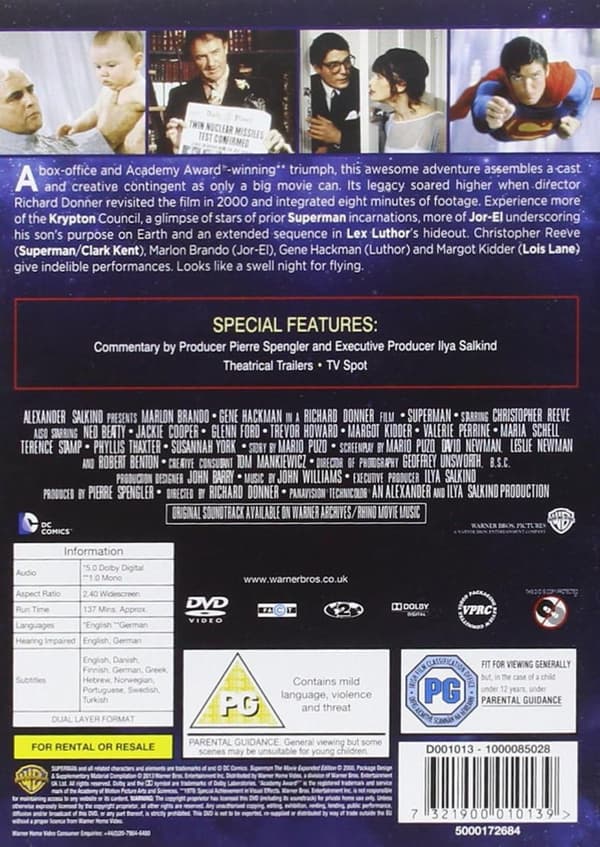 Superman I (1978) (DVD)