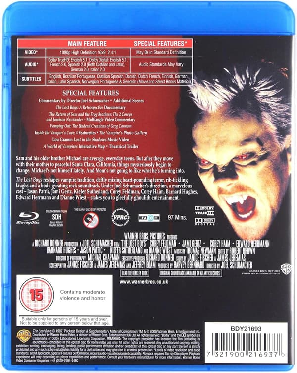 The Lost Boys (1987) (Blu-Ray)
