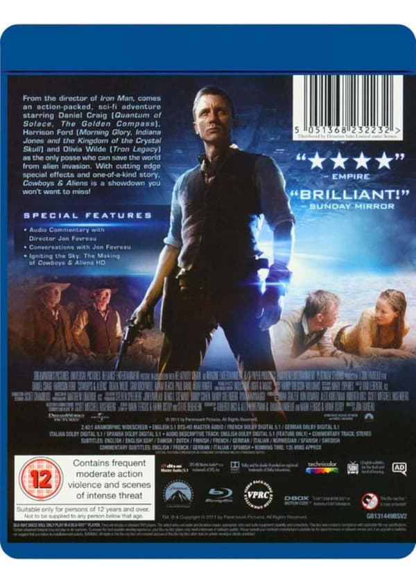 Cowboys & Aliens (2011) (Blu-Ray)