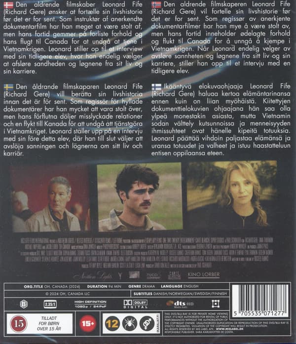 Oh, Canada (2024) (Blu-Ray)