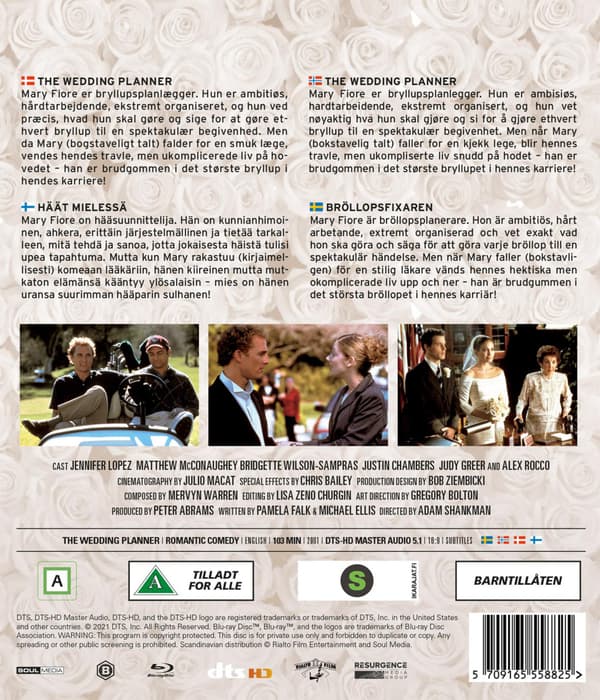 The Wedding Planner (2001) (Blu-Ray)