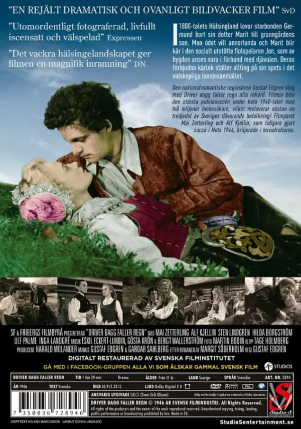 Driver dagg faller regn (1946) (DVD)