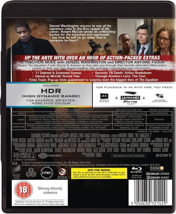 The Equalizer 2 (2018) (4K UHD)