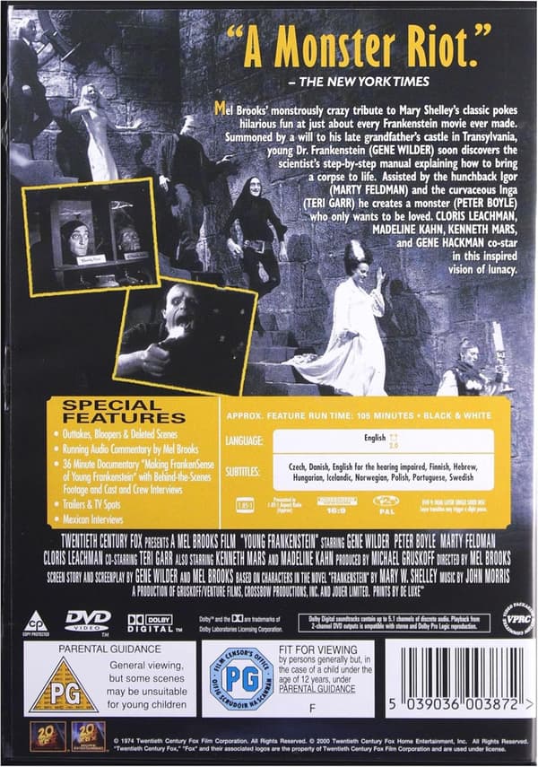 Young Frankenstein (1974) (DVD)