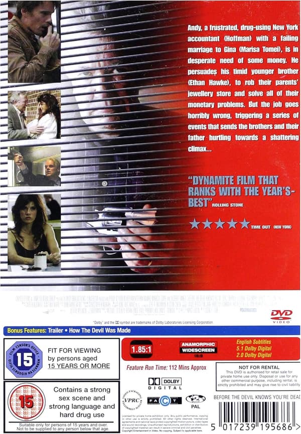 Before the Devil Knows Youre Dead (2007) (DVD)