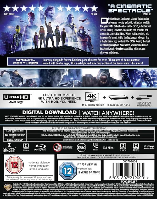 Ready Player One (2018) (4K UHD)